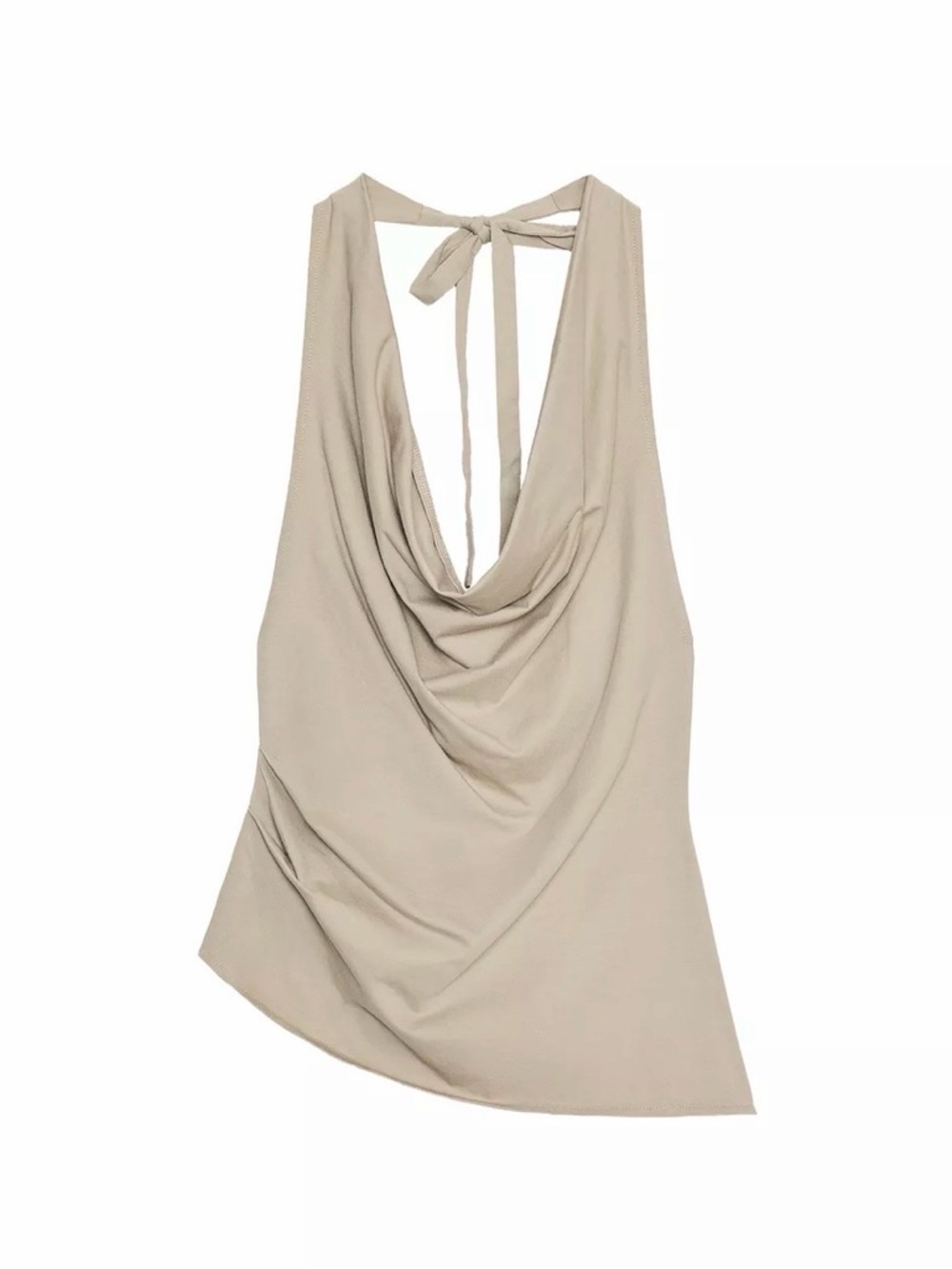 Zara Draped Halter Top Sz M